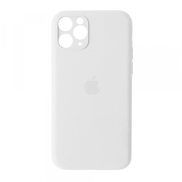 Silicone Case Square Full Camera Protective (AA) для iPhone 15 Pro (White)-0